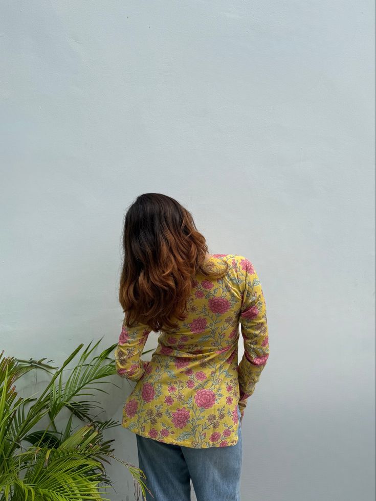 Elegant Floral Kurti Vibes